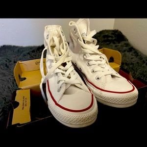 White high top converse